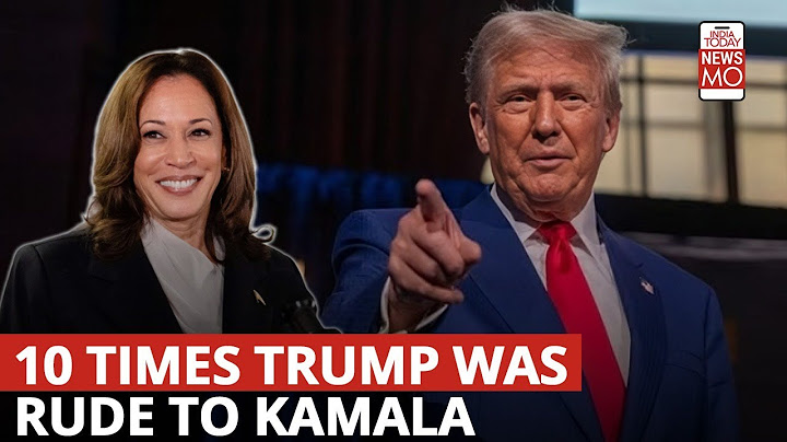 US presidential debate: 10 times Donald Trump mocked Kamala Harris