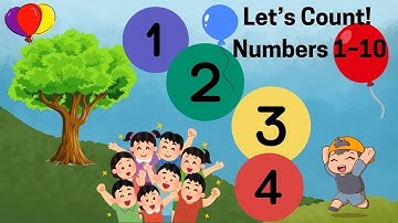 Learn Numbers 1 to 10 – Fun Counting Video for Kids  #educationalvideos #numbers #kidslearning