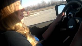 Emily's first time driving