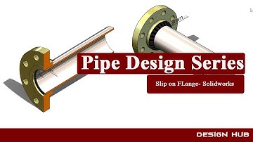 Slip On FLange Setup in  Solidworks