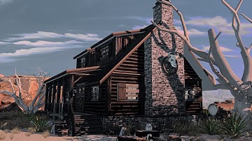 Turning my official EA build into a HORROR CABIN! | Sims 4