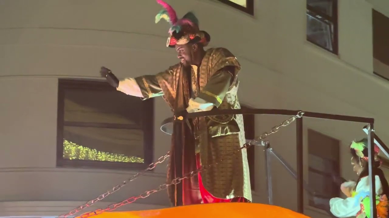 Los reyes magos , Baltasar , en Pamplona 5 de enero