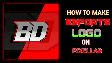 How to make BD Esports Logo on mobile - Esport Logo - Pixellab Tutorials - Tech Pencil