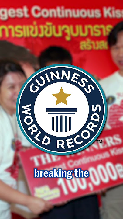 Couple who hold Guinness World Record for the longest kiss have split!