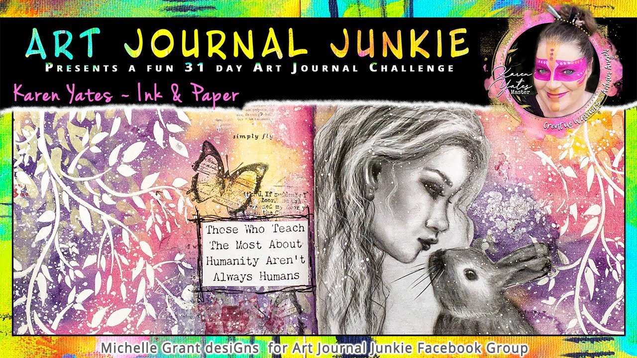Art Journal Junkie Challenge What Makes you Happy YouTube