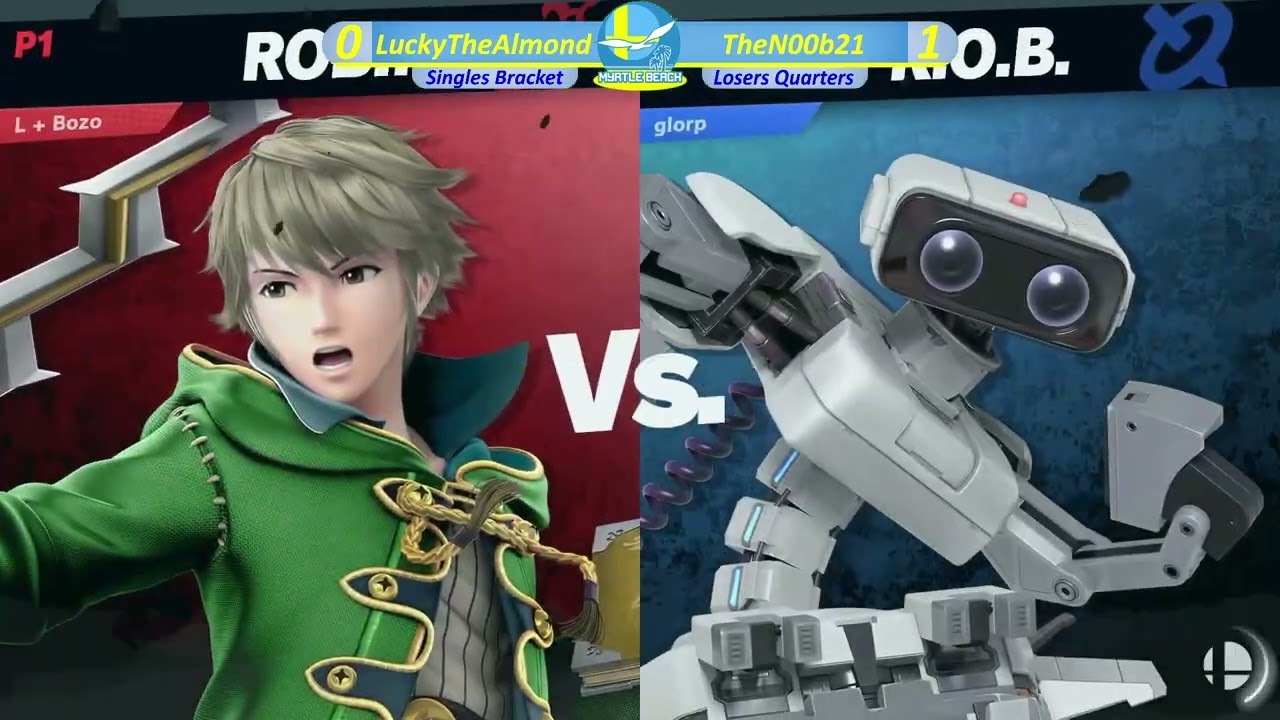 SocaSmash 164 Ultimate Singles: LuckyTheAlmond (Robin) vs TheN00b21 (R.O.B.) Winners Quarters