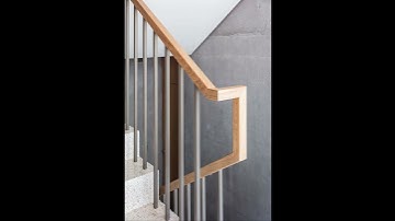 Góc co tay vịn cầu thang gỗ . #design #furniture #tay cầu thang #huynhgiamoc