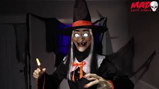 7ft Animated Whimsical Witch
