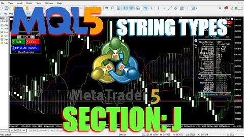FREE Forex MT5/MQL5 TUTORIALS to create your own EAs - STRINGS - String Length Function - J -PART 58