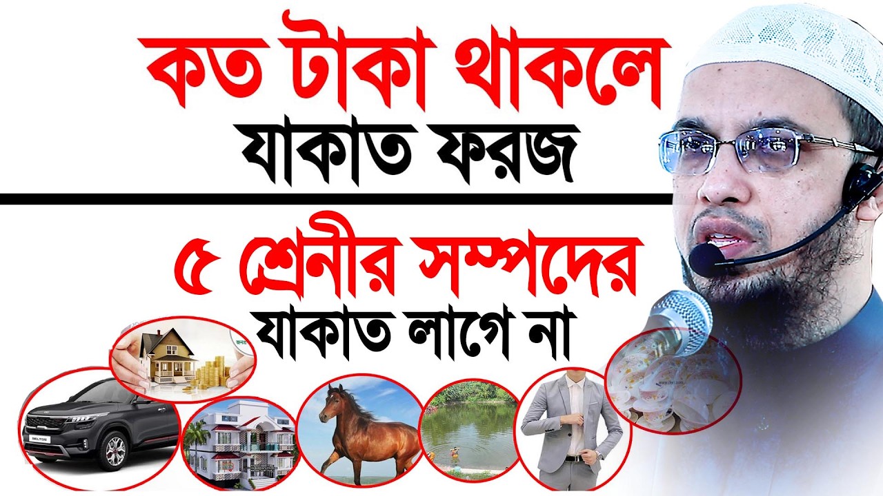Сколько денег требуется для закята? Закят не требуется для 5 категорий богатства. Шейх Ахмадулла