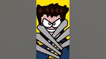 Deadpool Vs Wolverine #flipaclip #deadpool #deadpool3 #wolverine #marvel #deadpoolart #animation