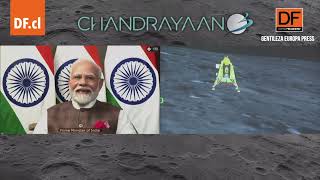 India logra aterrizar una nave en el polo sur de la Luna