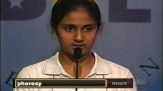 Kavya Shivashankar in 2009 Scripps National Spelling Bee (PHORESY)
