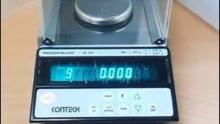 Contech Weighing Balance Calibration Laboratory Scale Weight Setting