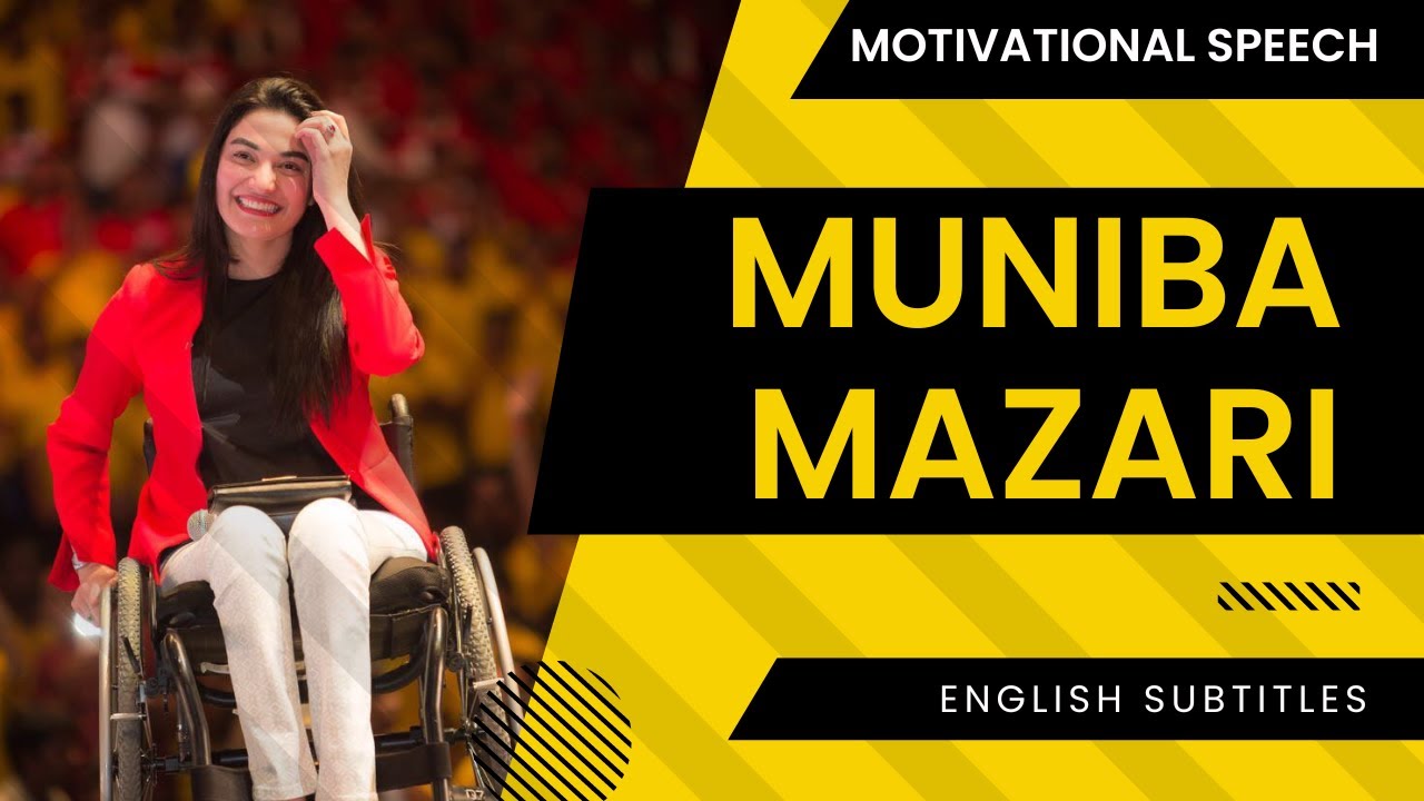 Muniba Mazari | Motivational Speech in English with Subtitles | Iron ...