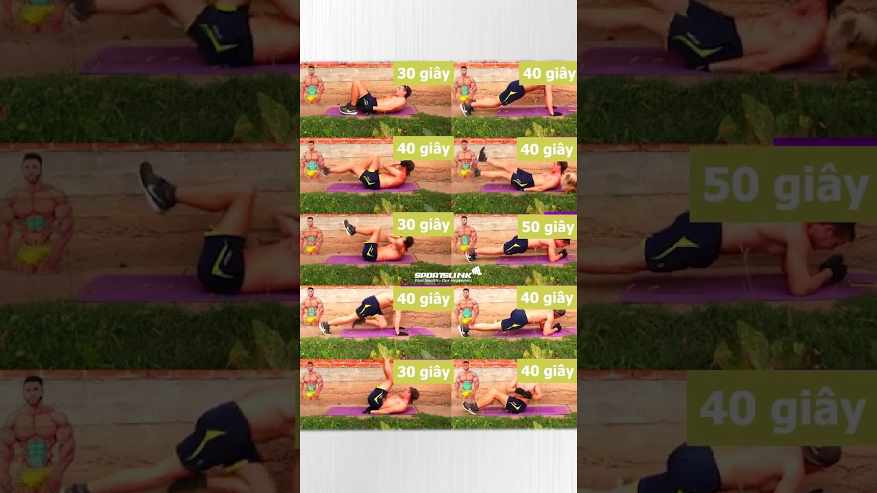 10 bài tập bụng cường độ cao hiệu quả nhất