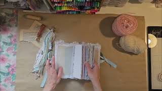 Adorable Vintage Lace Junk Journal Flip Through | Dream Journals Gift Shop