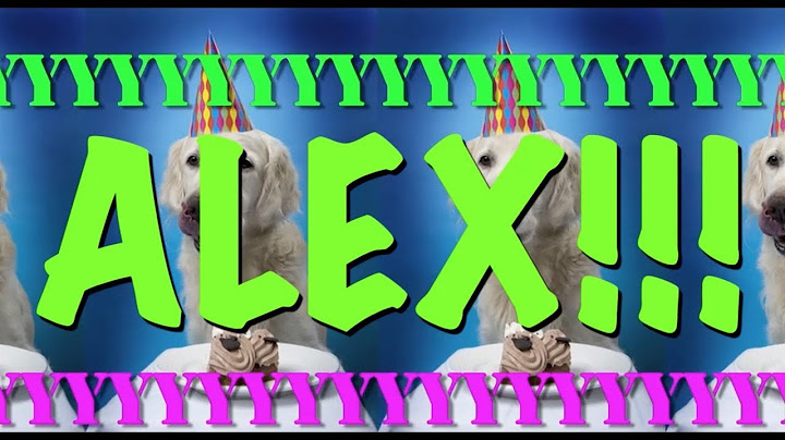 HAPPY BIRTHDAY ALEX! - EPIC Happy Birthday Song