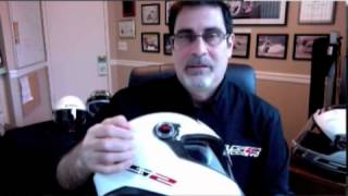 How to change the shield on LS2 helmets with a locking CLEAR and BLACK quick change knob