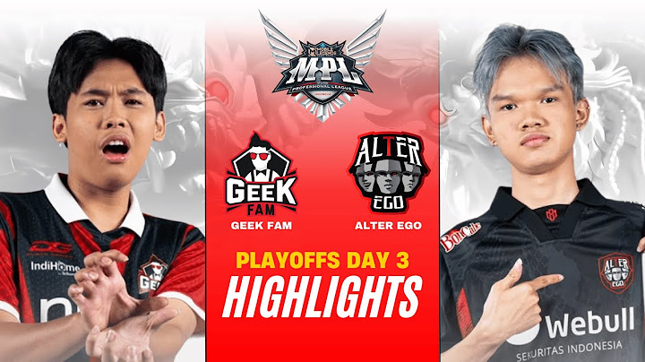 GEEK FAM vs ALTER EGO HIGHLIGHTS PLAYOFFS | MPL ID S15 Playoffs Day 3 GEEK vs AE