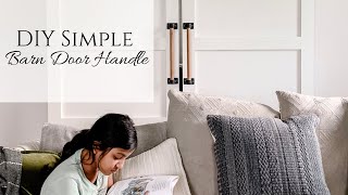 DIY Simple Barn Door Handle