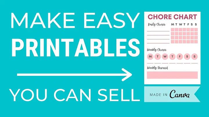 Create Stunning Printable Products with Canva | Easy Tutorial