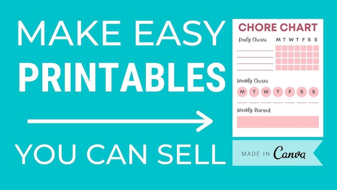 How To Create A Printable In Canva To Sell On Etsy | Digital Product Canva Tutorial - YouTube 93-free-printable-build-your-own-crafts-pjs-and-paint