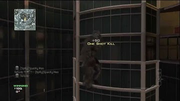 NEW MW3 OVERWATCH SUICIDE CLIMB SHOT (NOT FROM THE CRANE)