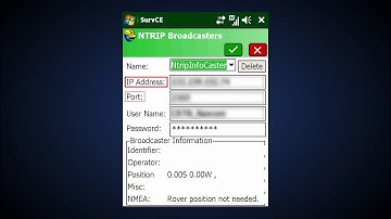 NavCom SurvCE Link Device  Ntrip Data Collector Internet