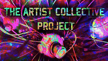 Making the final collage for the Artist Collective Project!