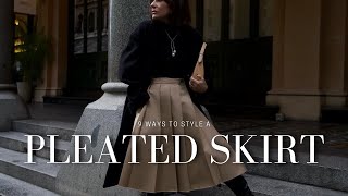 9 Ways to Style a Pleated Midi Skirt | Outfit Ideas For Different Styles