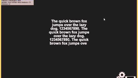 Oxygine new demo "TweenText" example