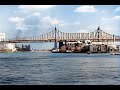 Take a great time travel trip by boat around Manhattan in 1935 in color! [AI enhanced & colorized]