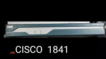 CISCO ROUTER MODEL 1841 an INTRODUCTION