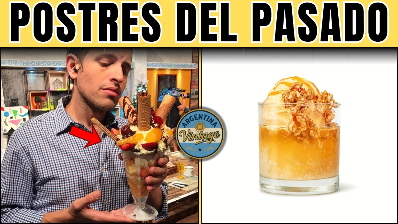 10 Postres Argentinos que Eran Deliciosos en los 70s que Fueron Olvidados y Pocos Hacen