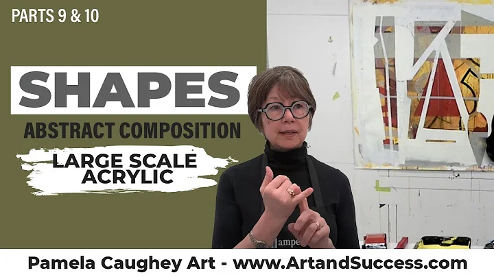 146_SHAPES; Abstract Composition - Large Scale Acrylic - Parts 9 & 10 (Excerpts, WLG Library)