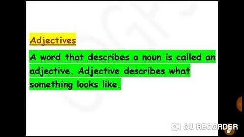 Grade 1 English Dated 18 11 2020