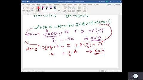 Integration using partial fractions (Part 2)