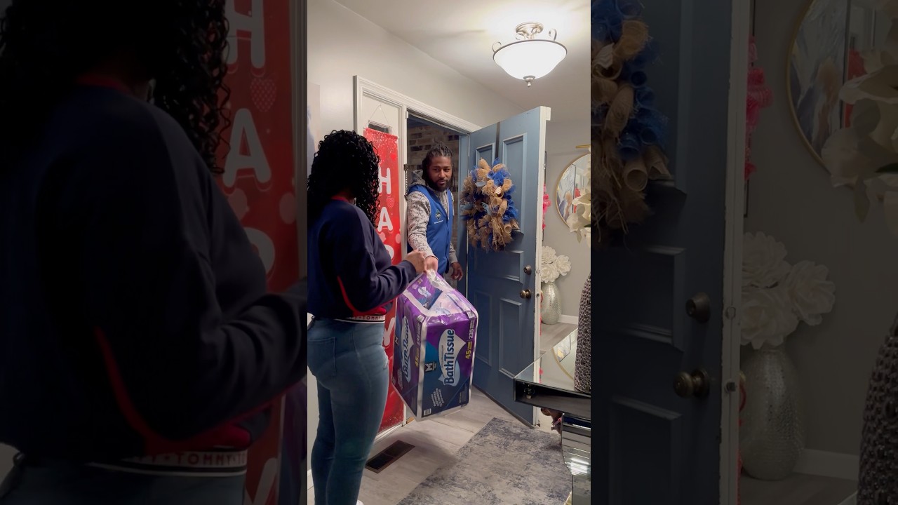 Курьер Сэма снова попал в ловушку 😳😳🤣 