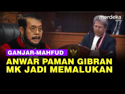 Kubu Ganjar Mahfud Ungkit Bobrok Anwar Usman Paman Gibran Bikin MK Jadi Memalukan!