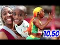 This unfair shellyann fraserpryce runs 100m at her sons sports day  this happened