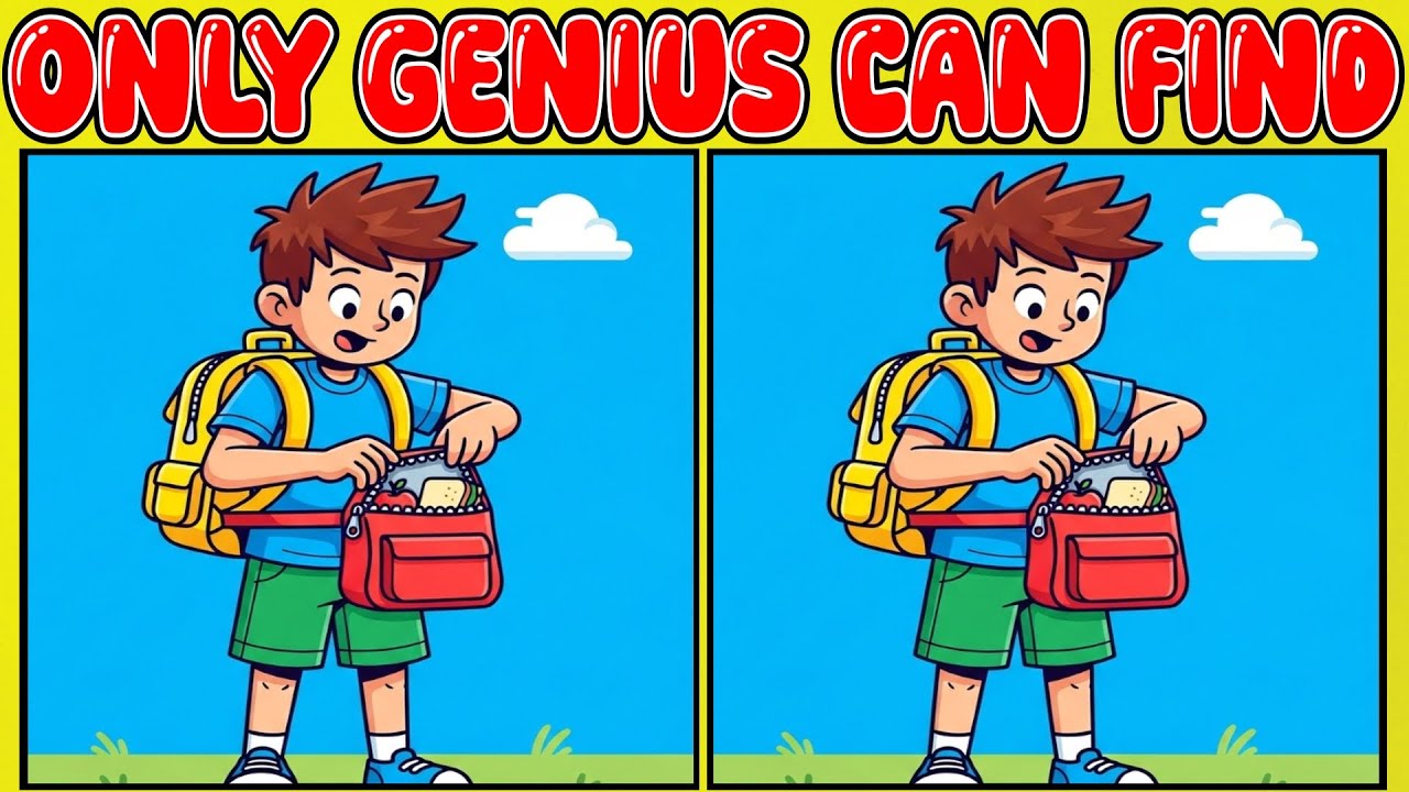 Check Your Brain Age: Find All 3 Differences in 60 Seconds (Daily Cognitive Test)