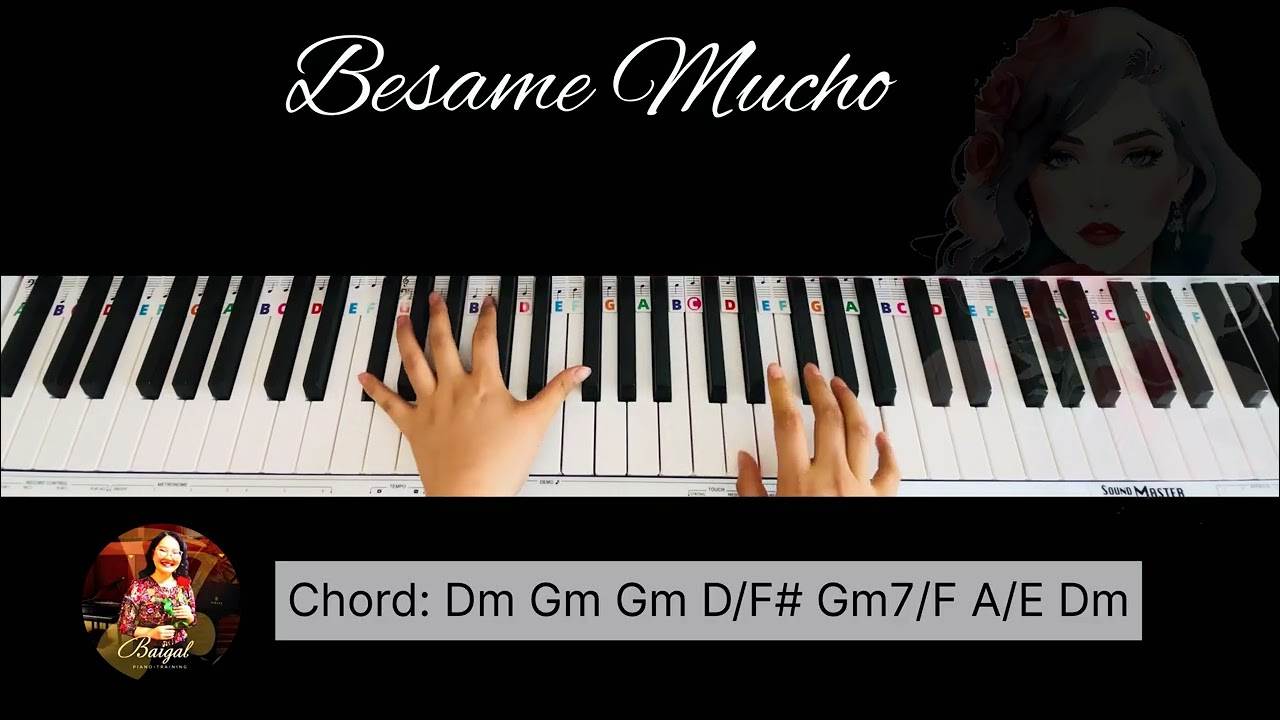 Besame Mucho piano tutorial 