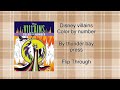 Disney villians color by number by thunder bay press  flip through