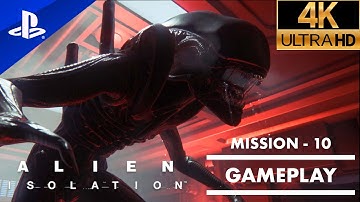 👾 Alien Isolation - Mission 10: The Trap (PART 1) | Surviving the Shadows of Space! [PS5 4K 60FPS]