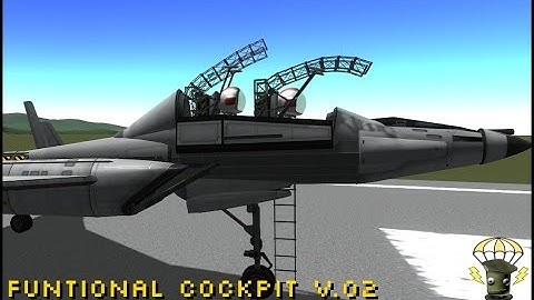 KSP v.1.0.4 - Functional Cockpit (Stock parts + Tweakscale mod)