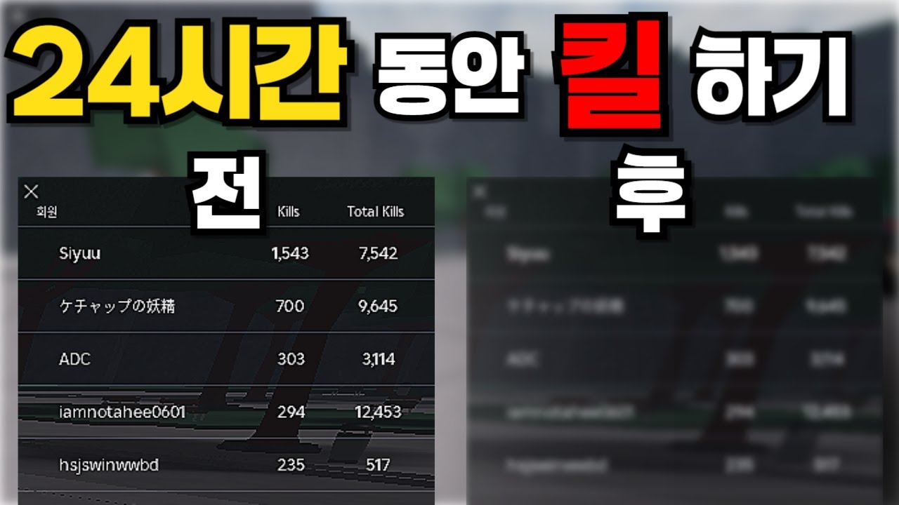 24시간 동안 오직 킬만 하면 생기는 일 [가장 강한 전장] / The Strongest Battleground