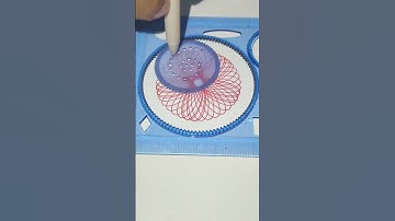 Spirograph combination pattern 😍🎨 #spirograph #satisfying #pattern #shorts (plz subscribe) 🙏🏼