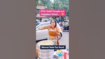 Delhi People are the Happiest When | Anisha Dixit Shorts | #shorts