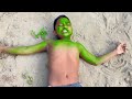 Hulk boy  funny transformation scares red hulk  hulk transformation